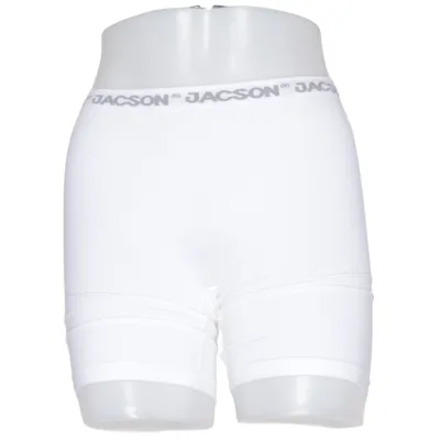 Short de compression (Blanc) de Jacson Élasthane, Polyamide