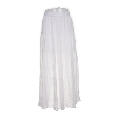 Långkjol (Vit) från Boohoo Viskos