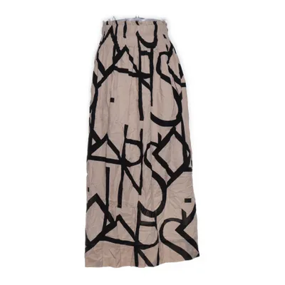 Kjol (Beige, Svart) från H&M Trend Bomull, Viskos