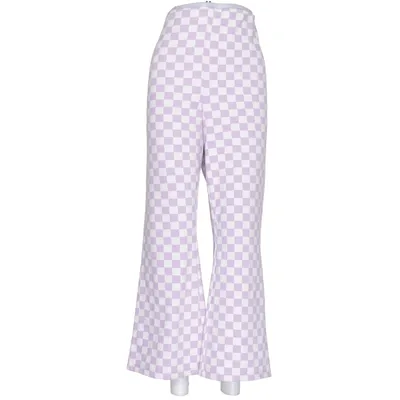 Pants (Purple, White) from Monki