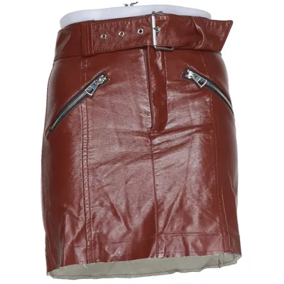 Jupe (Marron) de Bershka Polyuréthane