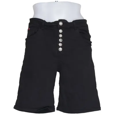 Denim shorts (Black) from Karostar Cotton, Elastane
