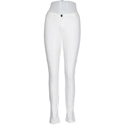 Pantalon (Blanc) de Pianura Studio Coton, Élasthane