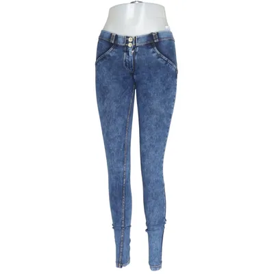 Jeans (Blue) from Freddy Cotton, Elastane
