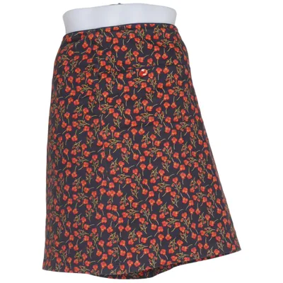 Kjol (Svart, Röd) från Avoca Anthology Bomull, Elastan, Polyester