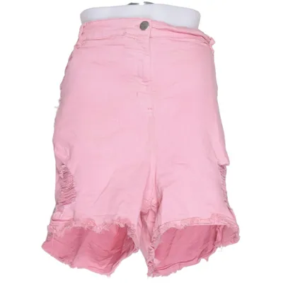 Denim shorts (Roze) van Yours Katoen, Elastaan