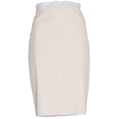 Kokerrok (Beige) van Hexeline Katoen, Elastaan, Viscose