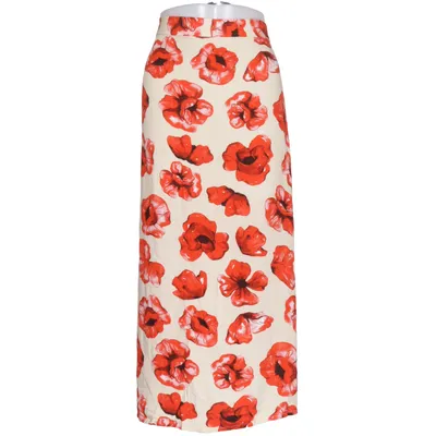 Skirt (Beige, Red) from Monki
