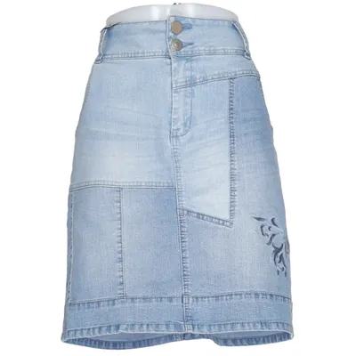 Spijkerrok (Blauw) van Mingel Katoen, Elastaan, Polyester