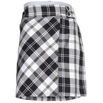 Jupe (Noir, Blanc) de Amica Polyester, Viscose
