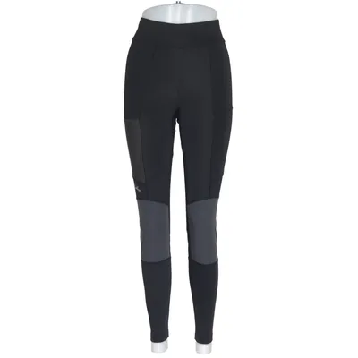 Outdoor pants (Black, Gray) from Lundhags Elastane, Recycled polyester