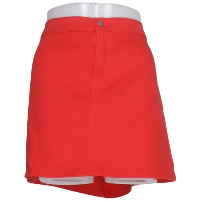 Skirt (Red) from PrettyLittleThing Cotton, Elastane