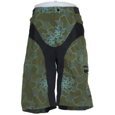 Short d'extérieur (Vert, Noir) Élasthane, Polyester