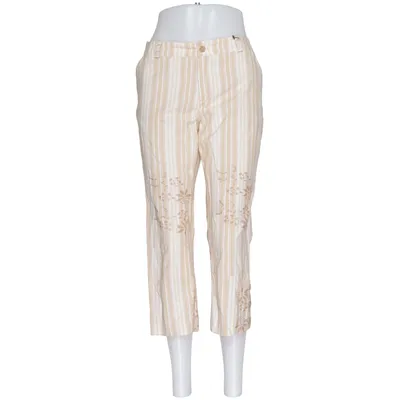 Trekvartsbyxor (Beige, Vit) från Virmani Bomull