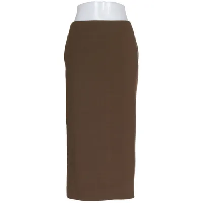 Jupe longue (Marron) de Mark Kenly Dominotan Coton, Élasthane, Polyester, Viscose, Laine