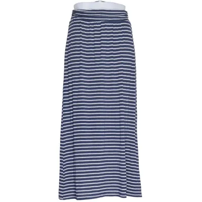 Maxi rok (Blauw, Grijs) van 1982 Elastaan, Polyester, Viscose