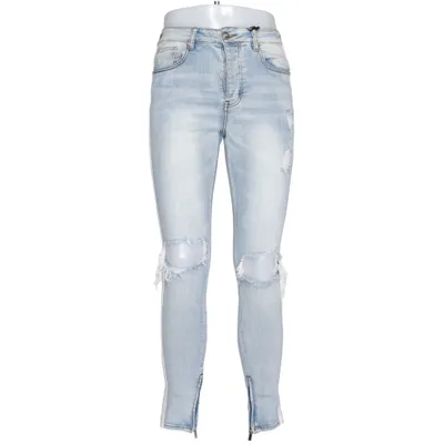 Jeans (Blå, Hvid) fra Sixth June Bomuld, Elastan