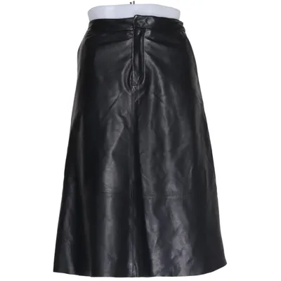 Lederrock (Schwarz) von Set Leder, Polyester