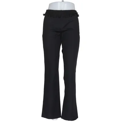 Suit pants (Black) from Trussardi Acetate, Leather, Viscose, Wool