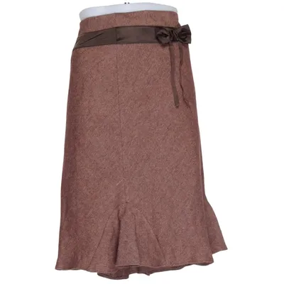 Kjol (Brun) från Mosaic Akryl, Elastan, Polyester, Ull
