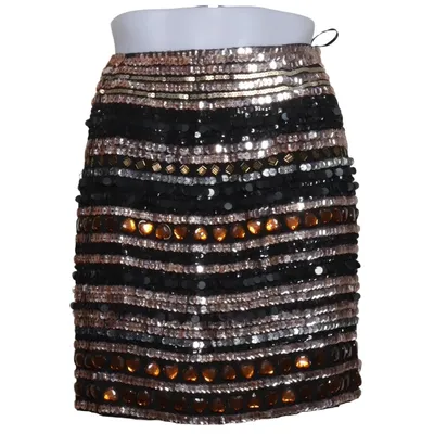 Rok (Zwart, Zilver, Bruin) van Romeo & Juliet Couture Polyester