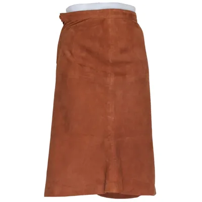 Leather skirt (Brown) from Prestige Acetate, Leather
