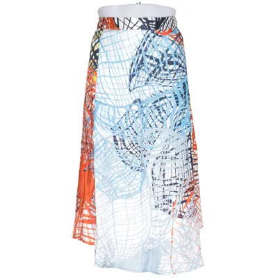 Rok (Wit, Meerkleurig) van (The Mercer) N.Y. Zijde, Viscose