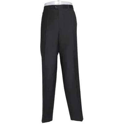 Jakkesætsbukser (Sort) fra Sterling Polyester, Uld