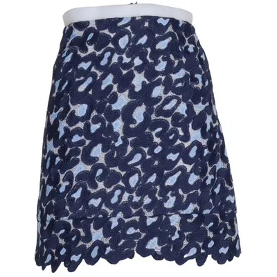 Rok (Blauw, Wit) van Sandro Katoen, Polyester, Viscose