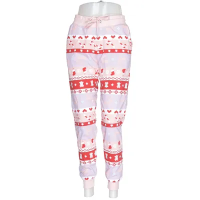 Sweatpants (Pink, Red, Multicolored) from Oyanda Cotton, Polyester