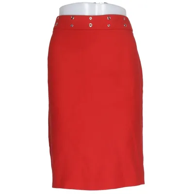 Kjol (Röd) från El Corte Inglés Polyester, Viskos, Ull