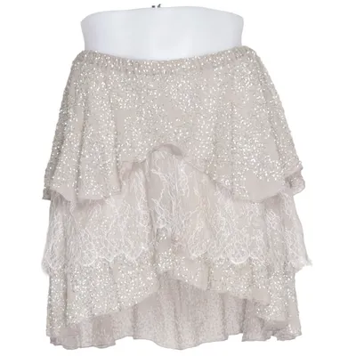 Skirt (Beige) from Charlie Joe Silk