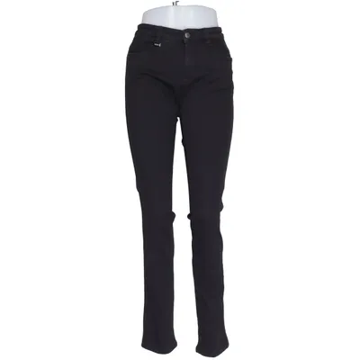 Spijkerbroek (Zwart) van Ascari Katoen, Elastaan, Leer, Polyester