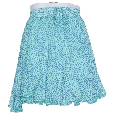 Skirt (Blue, Green) from Kilky Polyester