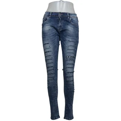 Jean (Bleu) de MyHailys Coton, Élasthane, Polyester