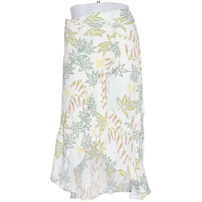 Wrap skirt (White, Green, Multicolored) from Lindex x Joy Zandén Viscose