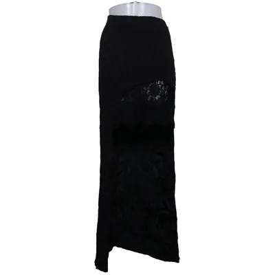 Maxi skirt (Black) from Belair Acrylic, Elastane, Polyamide, Viscose, Wool
