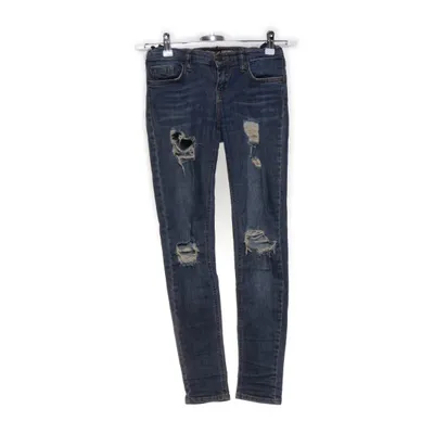 Jeans (Blå) fra Denim Rebel Bomuld, Elastan