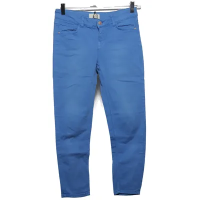 Spijkerbroek (Blauw) van Zara Basic Denim Katoen, Elastaan