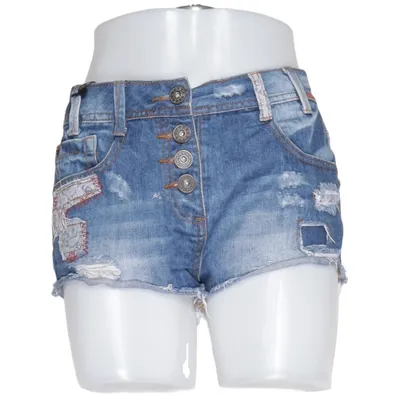 Denim shorts (Blauw) van Joe Browns Katoen, Polyester