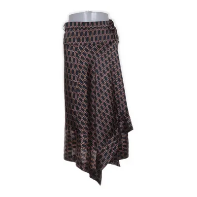Jupe portefeuille (Noir, Marron, Multicolore) de Zara Woman Polyester