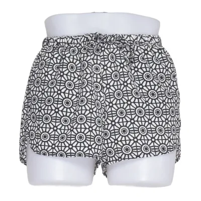 Pyjamashorts (Zwart, Wit) van Subdued Polyester