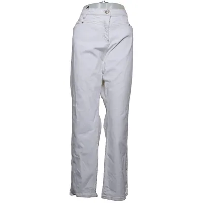 Jean (Blanc) de Women's Selection Coton, Élasthane