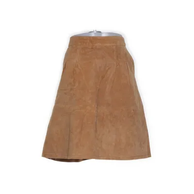 Lædernederdel (Brun) fra Nümph Læder, Polyester
