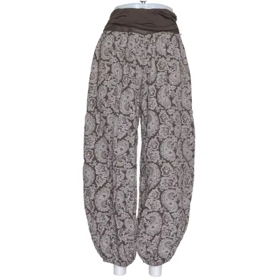 Pantalon maternité (Marron) de Moda & Moda Coton, Élasthane