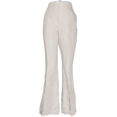 Suit pants (Beige) from Cubus Linen, Viscose