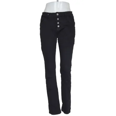 Jeans (Svart) från Karostar Bomull, Elastan