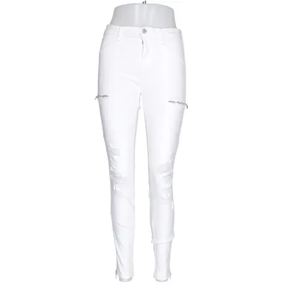 Jean (Blanc) de J Brand Coton, Élasthane, Polyester