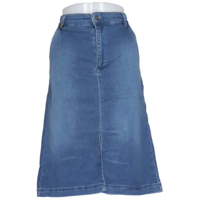 Spijkerrok (Blauw) van House of Lola Katoen, Elastaan, Polyester