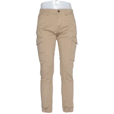 Cargo broek (Beige) van Jack & Jones Jeans Intelligence Elastaan, Organisch katoen